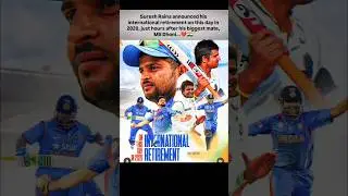 On this day Suresh Raina retirement 💔🇮🇳#cricketshorts #sureshraina #cskplayer#retirement #onthisday