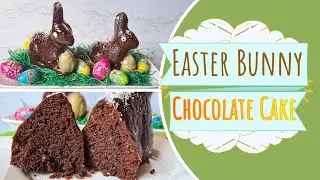 CHOCOLATE EASTER BUNNY CAKE | Osterhasen-Schokolade-Kuchen #cake #easter #ostern #germany #food