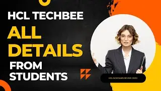 HCL TechBee Program - All Details! | Higher Education | Salary | Training Details | Students Review