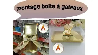⭐montage boite à gateaux pour fête 🤗#عرس_جزائري #حلويات_جزائرية #خطوبة#emballage