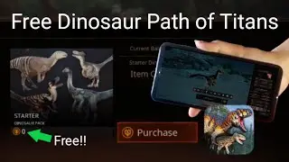 how to get free dinosaurs in path of titans || Path of Titans Starter Pack