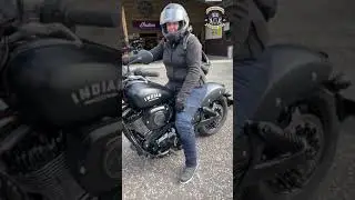 Indian Chief Dark Horse 2022 Indian Motorcycles Test Ride Day excited