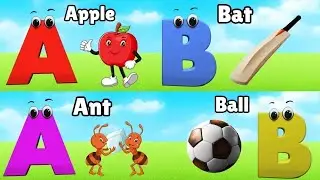🎨🍎🐜 A for Apple, A for Ant: An Engaging Alphabet Adventure for Kids 🍏🐞🎶|| ABC Learning Kids Video
