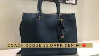New Coach Rogue 31 Dark Denim Reveal