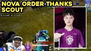 @orderpubg666 thanks @officialscoutop 🇮🇳❤️ Nova Order thanks scout, Scout reaction on order