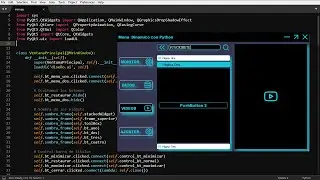 GUI moderna - Interfaz Gráfica animada en Python con PyQt5 /Qt Designer