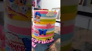 How to make Shimmer and Shine Cake #food #chef #cake #cakedecorating #fondantcake #sweetvineland