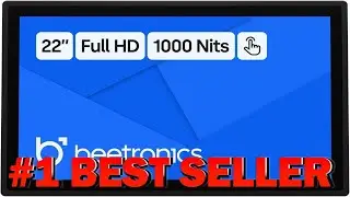 Beetronics 22 Inch High Brightness Touchscreen Monitor Full HD 1080p - B0DTBXGTGH
