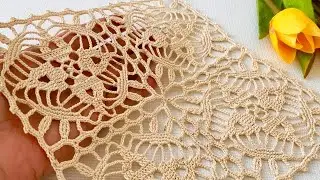 🌟Crochet Wonderful Motif‼️How to Make a Runner Tutorial for Beginners