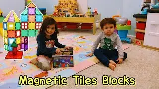 Magnetic Tiles Blocks Building Set for Kids | Grace and Jax |