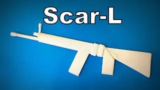 Origami Gun | How to Make a Paper Gun Scar-l PUBG Mobile DIY | Easy Origami ART Paper Crafts