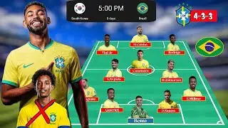 Brazil Vs Korea Matheus Cunha in Brazil Squad But Joao Pedro Out Brazil Team Confirm Carlo Ancelotti