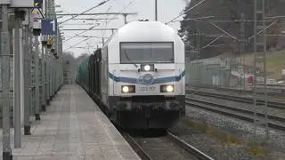 Freight Train has to let High Speed Trains overtake | Waiting at siding