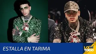 LUAR LA L ESTALLA EN TARIMA TRAS RECIBIR UN HIELO DEL PUBLICO