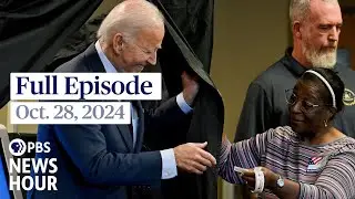 PBS News Hour full episode, Oct. 28, 2024
