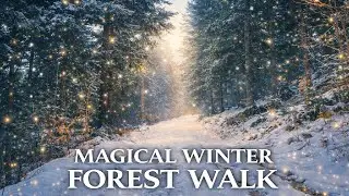 Walking Through a Silent Winter Forest