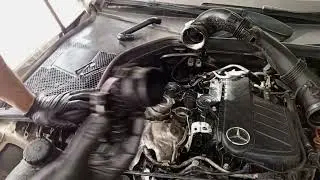 Mercedes Benz C200 D turbo basın&ccedil; borusu değişim uygulaması  teknocar auto service