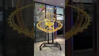 150cm/180cm 3D Hologram LED Fan Display #hologram #3dledfan #fyp #holographicdisplay
