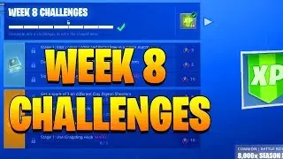 SEASON 7 WEEK 8 CHALLENGES FORTNITE BATTLE ROYALE