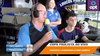 SÃO BENTO X PRIMAVERA  AO VIVO | COPA PAULISTA