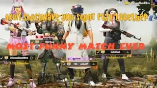 Scout + axom shockwave + 8bit thug  play together❤️ | Most funny and aggressive gameplay❤️