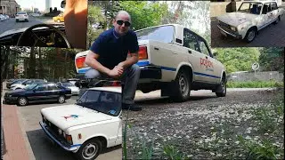 Panek Retro: Łada 2107 vs Duży Fiat 125p Lada na pokładzie Carsharing