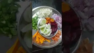 Raw Vegetable platter  😍 # Good source of fibre