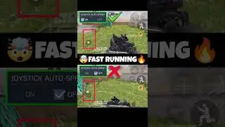 ✅ Always ON Joystick Auto Sprint setting in CODM BR 🔥💯 Codmobile Tips and Tricks #shorts #codmbr