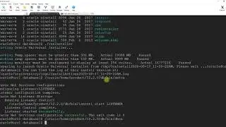 PART 4.3 :  CREATE CDB USING RESPONSE FILE