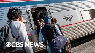 Some Thanksgiving travelers opting for trains to avoid busy airports, traffic