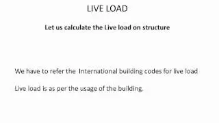 calculation of dead load