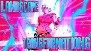 (LANDSCAPE MODE) ALL TRANSFORMATIONS! Dragon Ball Legends |4K 60 FPS