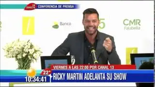 Ricky Martin - Conferencia de Prensa (1/2)