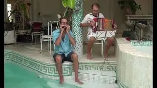 Anchors Away - with accordion and harmonica