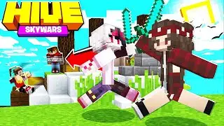 HOW to CARRY NOOBS in Hive Skywars (Minecraft Bedrock Edition)