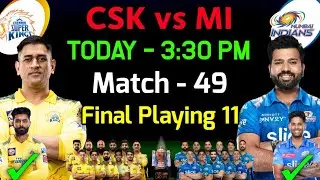 IPL 2023 | Chennai Super Kings vs Mumbai Indians Playing 11 2023 | CSK vs MI Playing 11 2023