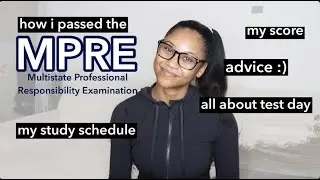 how to pass the MPRE (ethics portion of the bar) ft. dossier