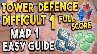 【Genshin Impact】Theater Mechanicus Difficult 1 -  F2P Guide - Tower Defence Event