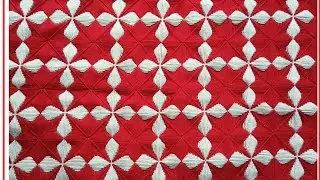 Hand Embroidered rugs, tablemat... - Ason selai design - Hand stitch sitting mat - Woolenason