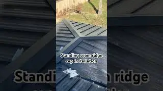 Ridge cap install