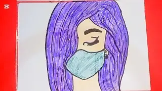 How to draw a beautiful girl/ #art
