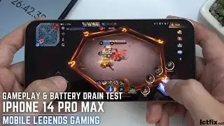 iPhone 14 Pro Max Mobile Legends Gaming test | Apple A16,120Hz Display