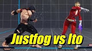 Street Fighter V: Justfog (Ryu) VS Ito_joker (Falke)