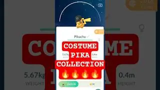 🧢 Коллекция фрагментов костюма Пикачу 🔥 #pokemon #costumepikachu