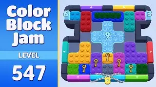 Color Block Jam Level 547 | Every Puzzle Solved! 🎯