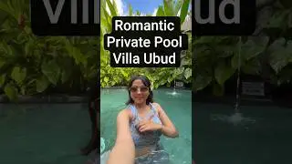 Luxury Private Pool Villa in Ubud Bali 🌴 Short Travel Vibes | Senja Traveler #staycation #hiddengem