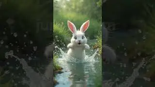 a cute chicken 🐥 and a rabbit 🐇 story #cuteanimals #moralstories #animalrescue #cartoon