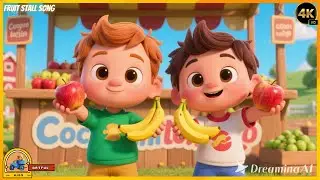 🌻🍎 Песня для детей о фруктовом прилавке | Весёлая песня о фермерском рынке 👧👦🍓