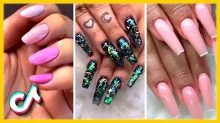 Beautiful Nail Transformation Acrylic Nail Art Designs TikTok Compilation
