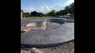 3,000 sqft stamped pool deck 👏🏼 #construction #stampedpatio #concrete #stampedconcrete #pooldeck